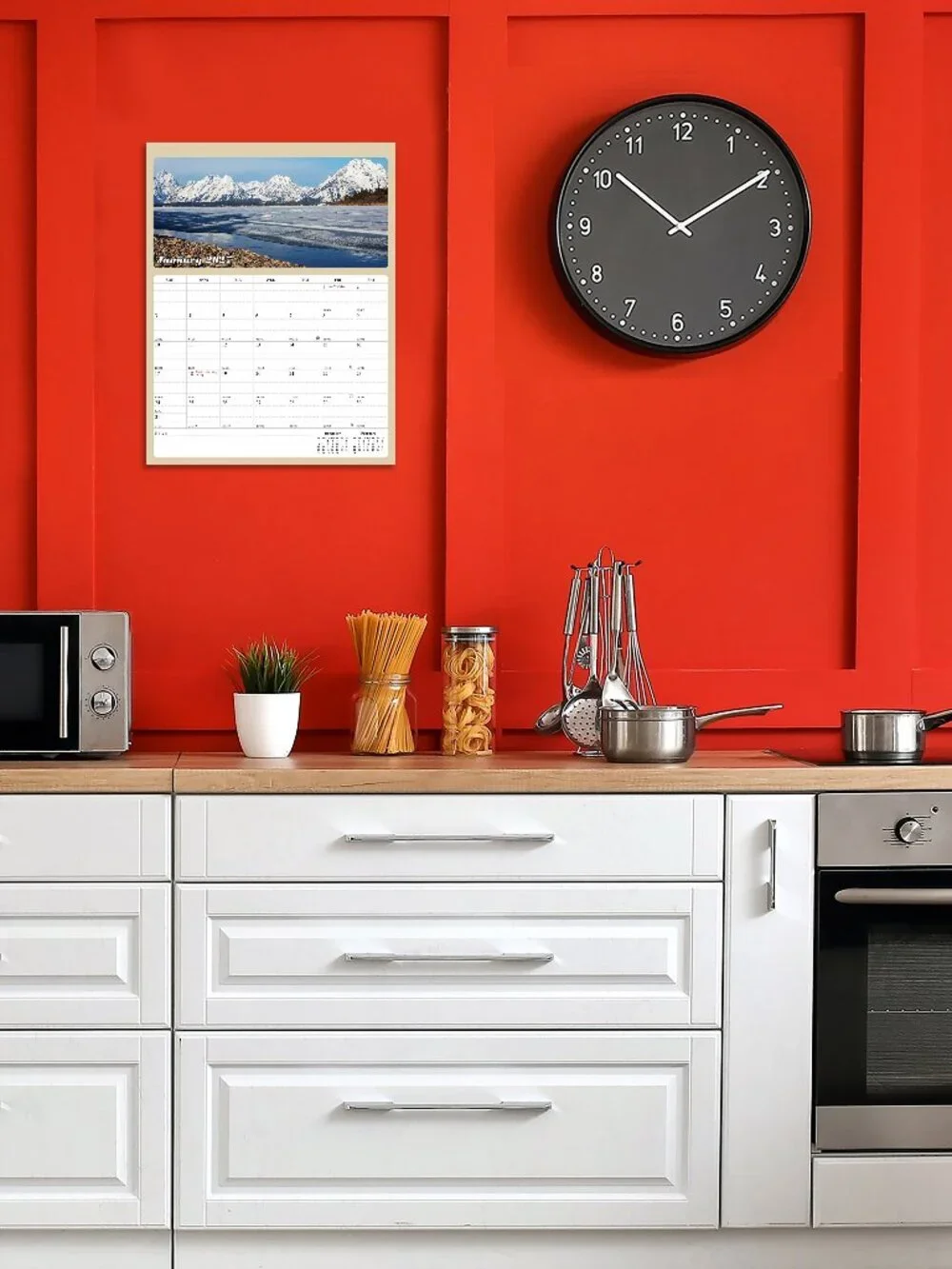 2027 Calendar Magnetic Peel & Stick 12 Months 8.5